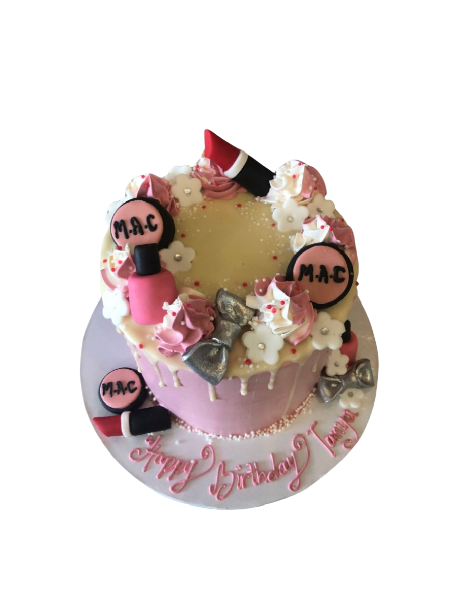 Tanya Makeup Birthday Cake