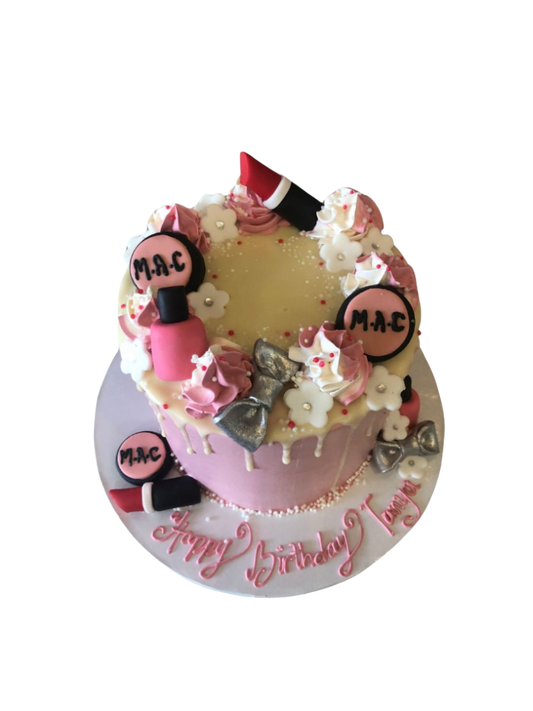 Tanya Makeup Birthday Cake
