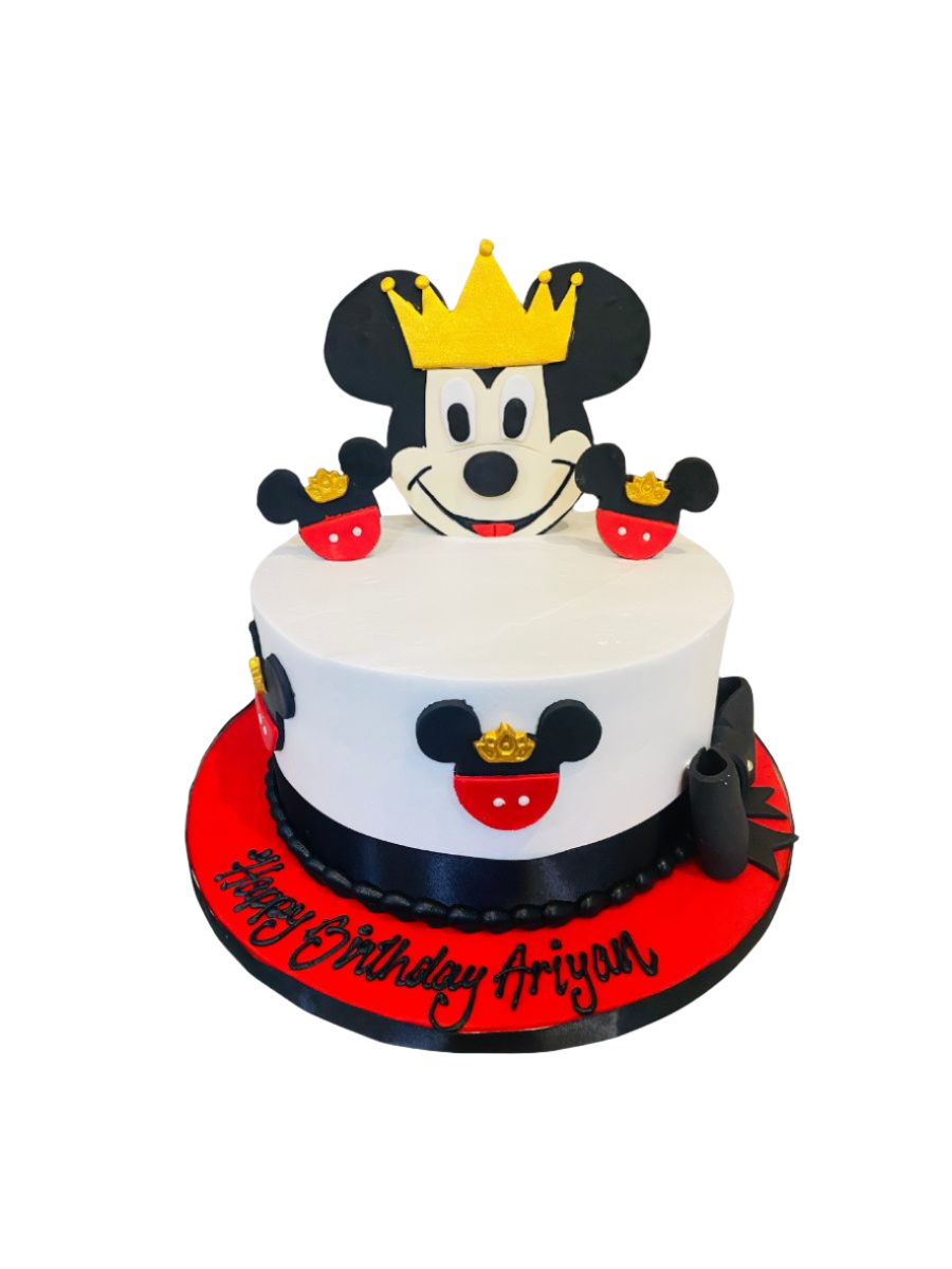 Eknoor Mickey- Minnie Birthday Cake