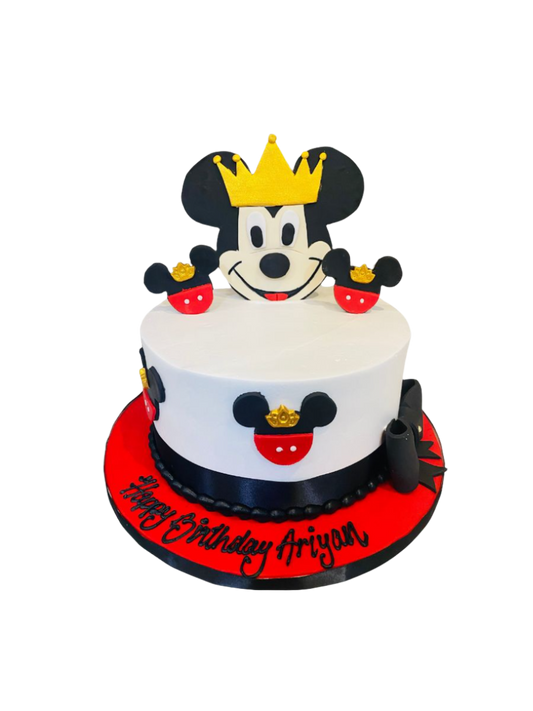 Eknoor Mickey- Minnie Birthday Cake
