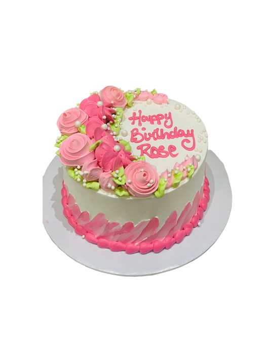 Rose Birthday Cake