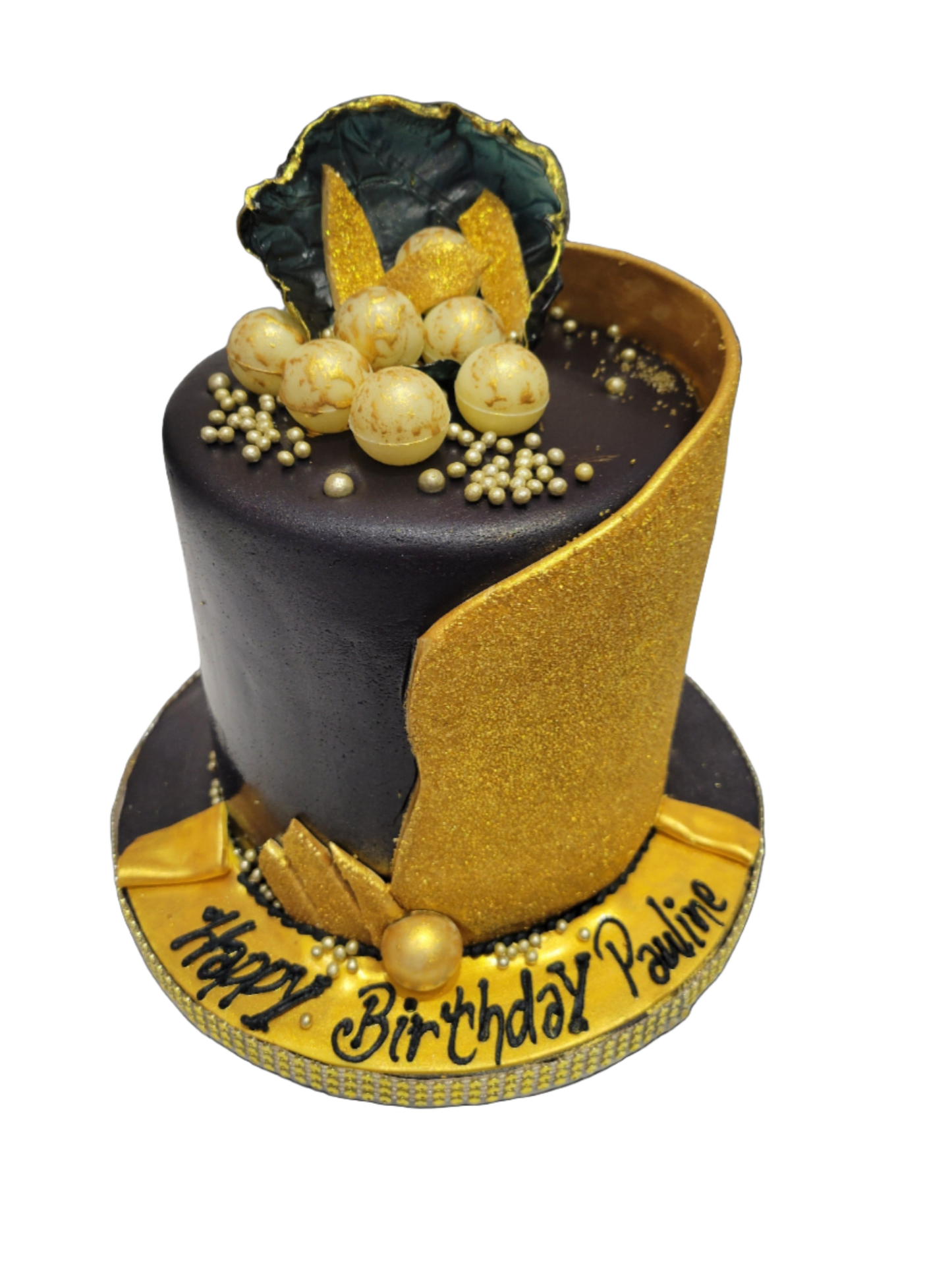 Purple Fondant Cake