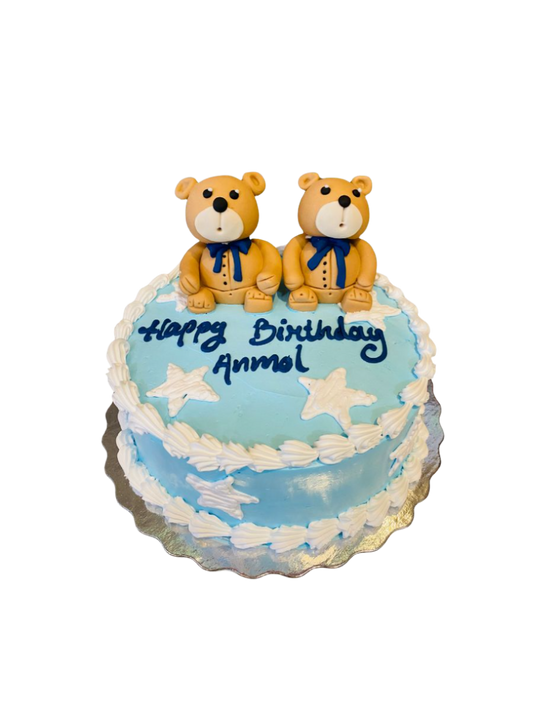 Teddy Bear Birthday Cake
