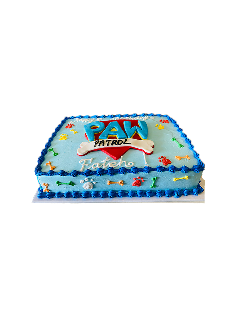 Paw Patrol Logo Cake