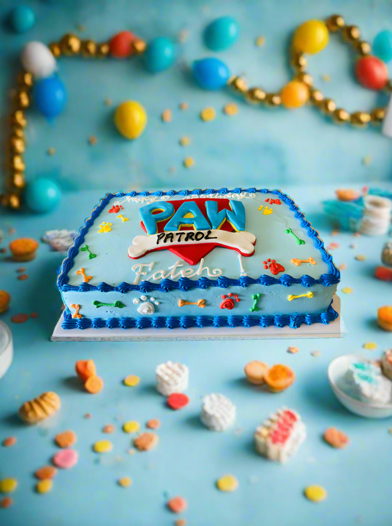 Paw Patrol Logo Cake
