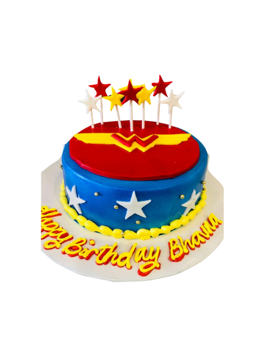 Wonder Woman Birthday Cake