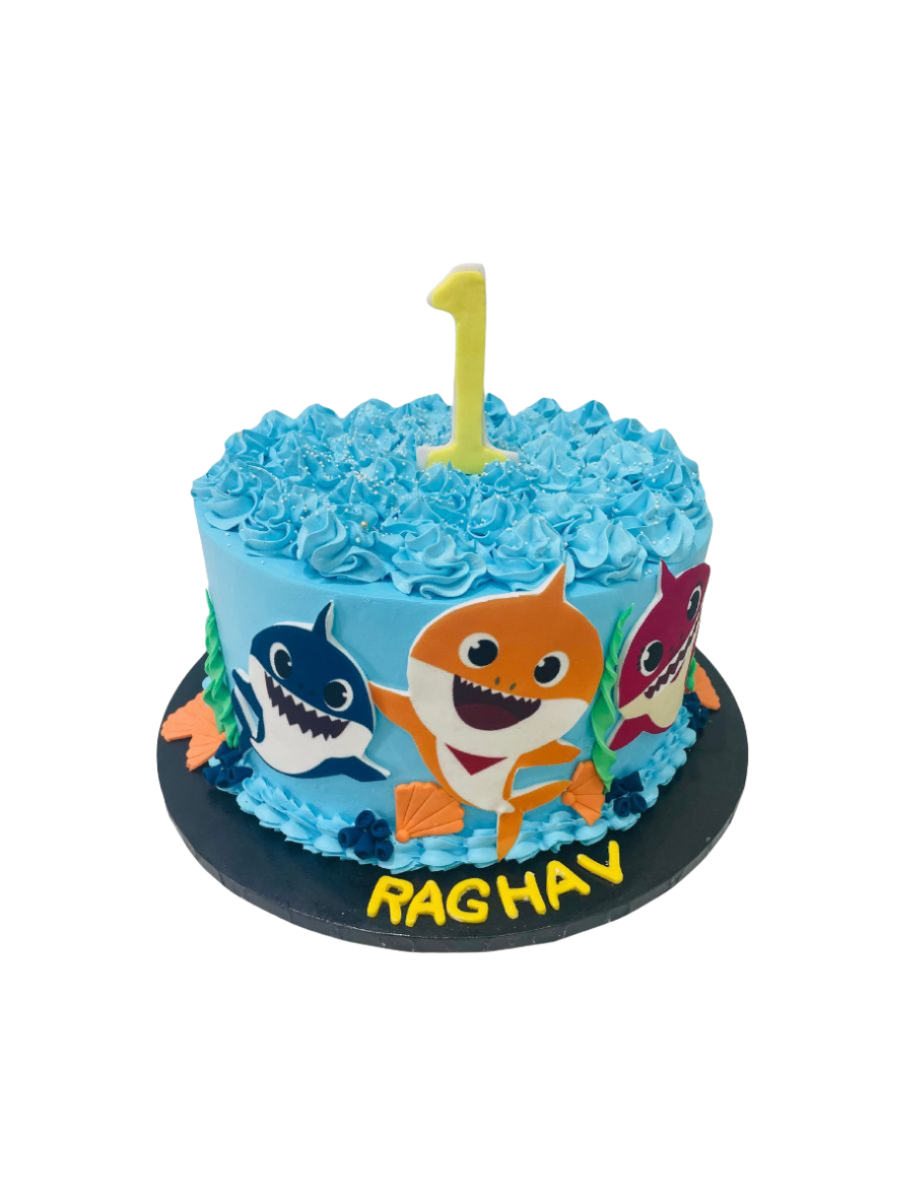 Azaad Baby Shark Birthday Cake