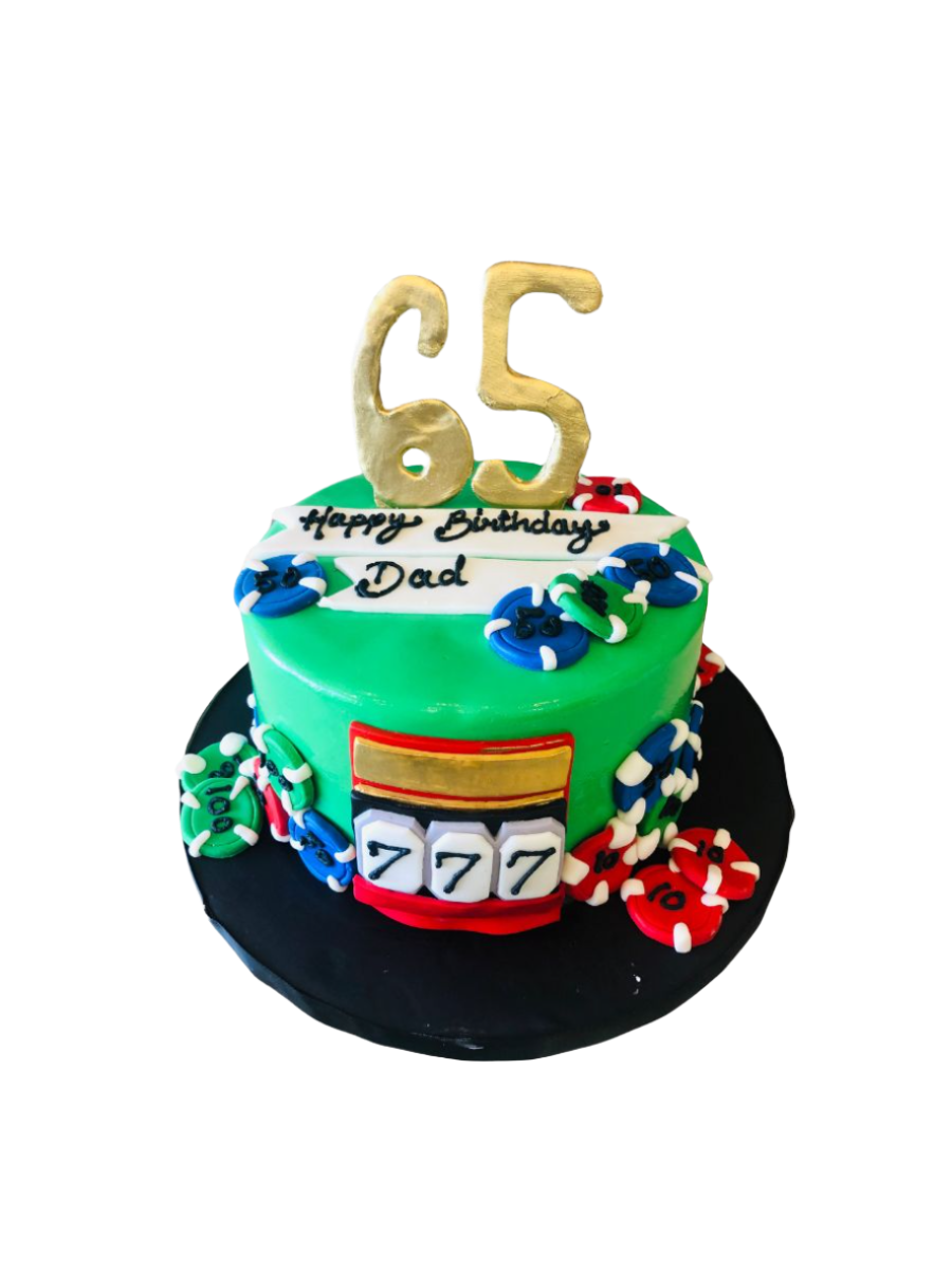 Casino Party Birthday Cake