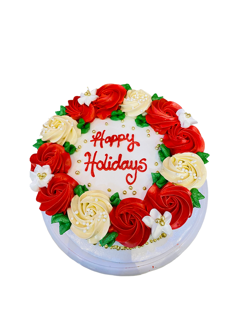 Happy Holidays Cake