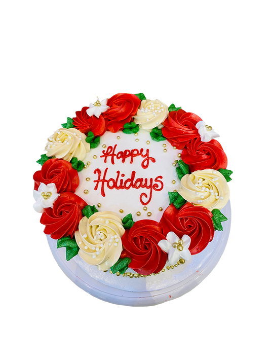Happy Holidays Cake