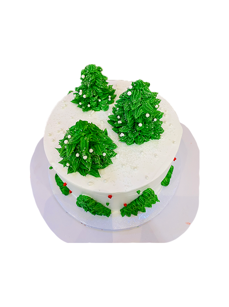 Standing Tree Christmas Cake