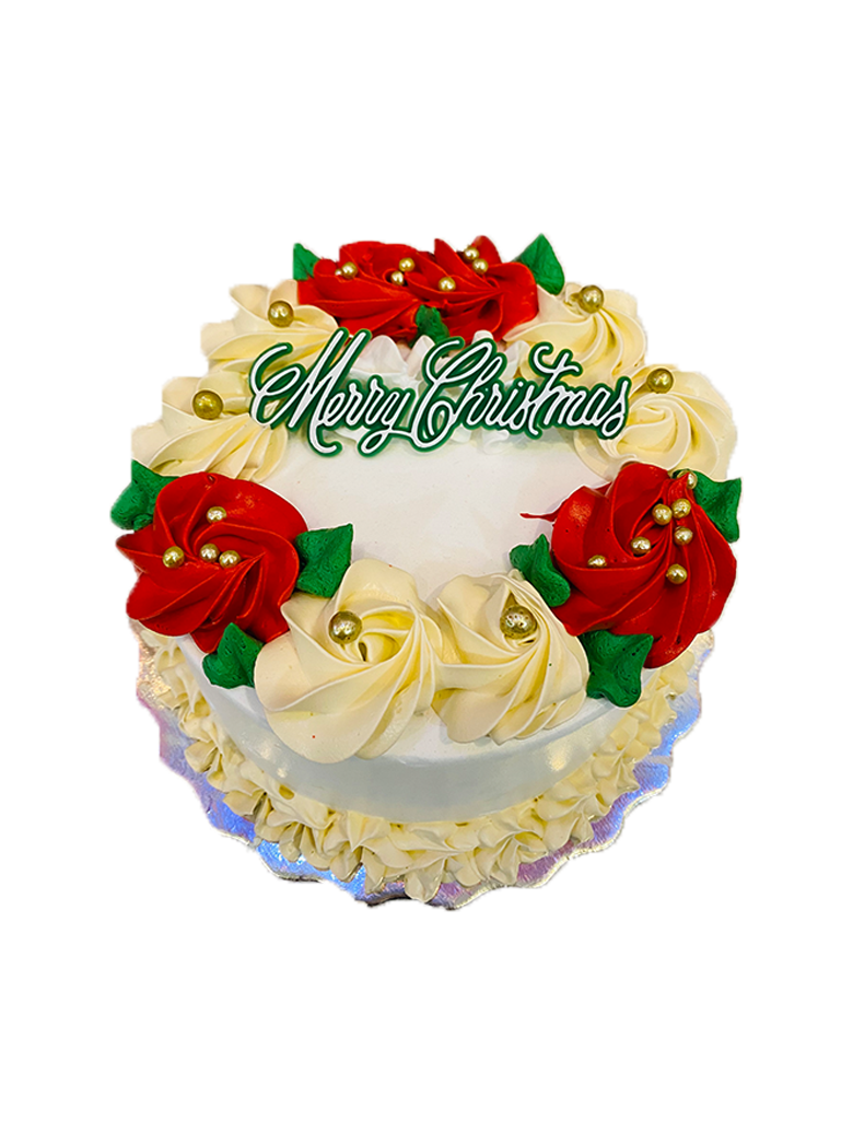 Christmas Rosette Cake