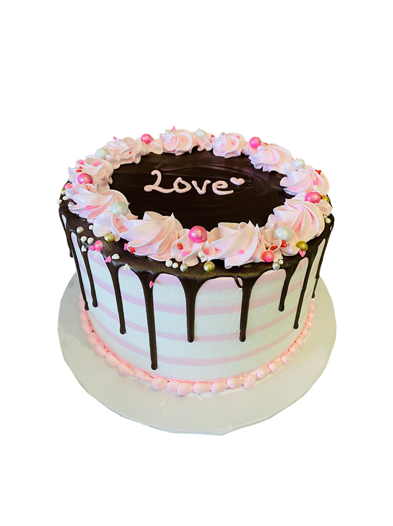 Pink Valentine Cake