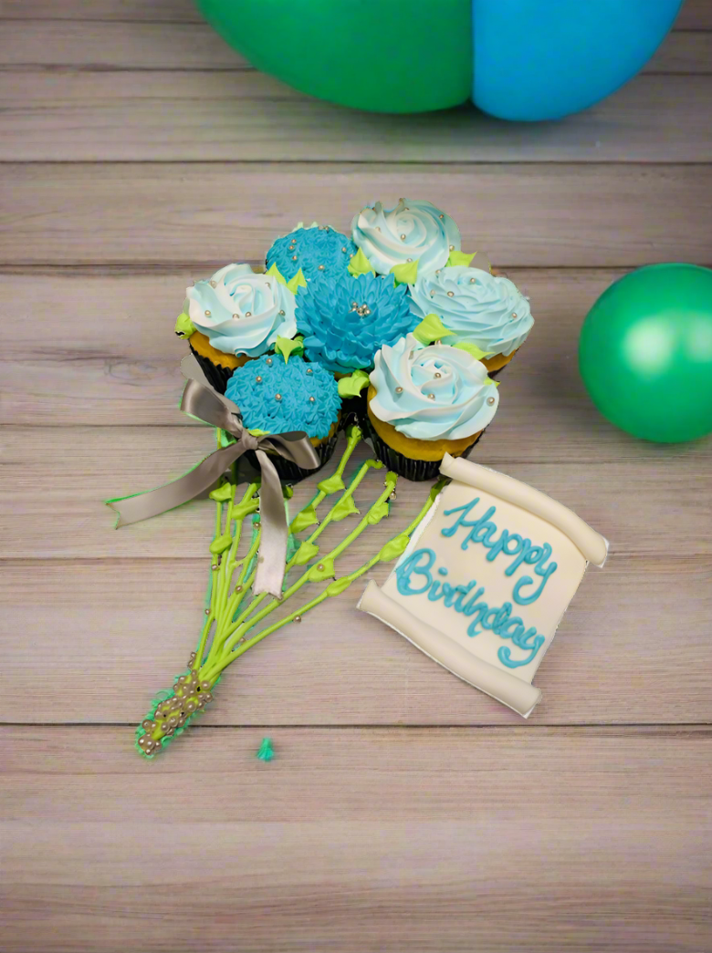 Bouquet Cupcake Cake