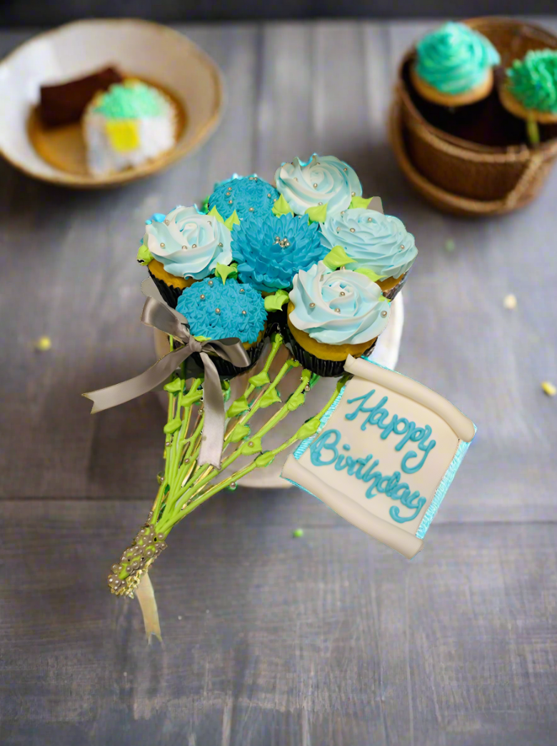 Bouquet Cupcake Cake