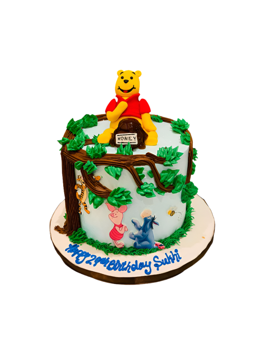 Winnie The Pooh & Friends Birthday Cake
