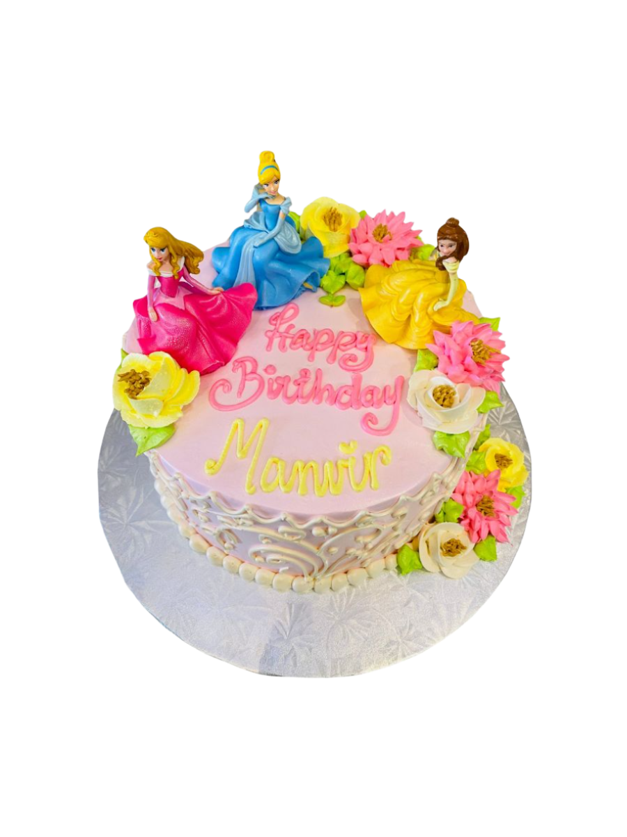 Disney Princess Cream Cake