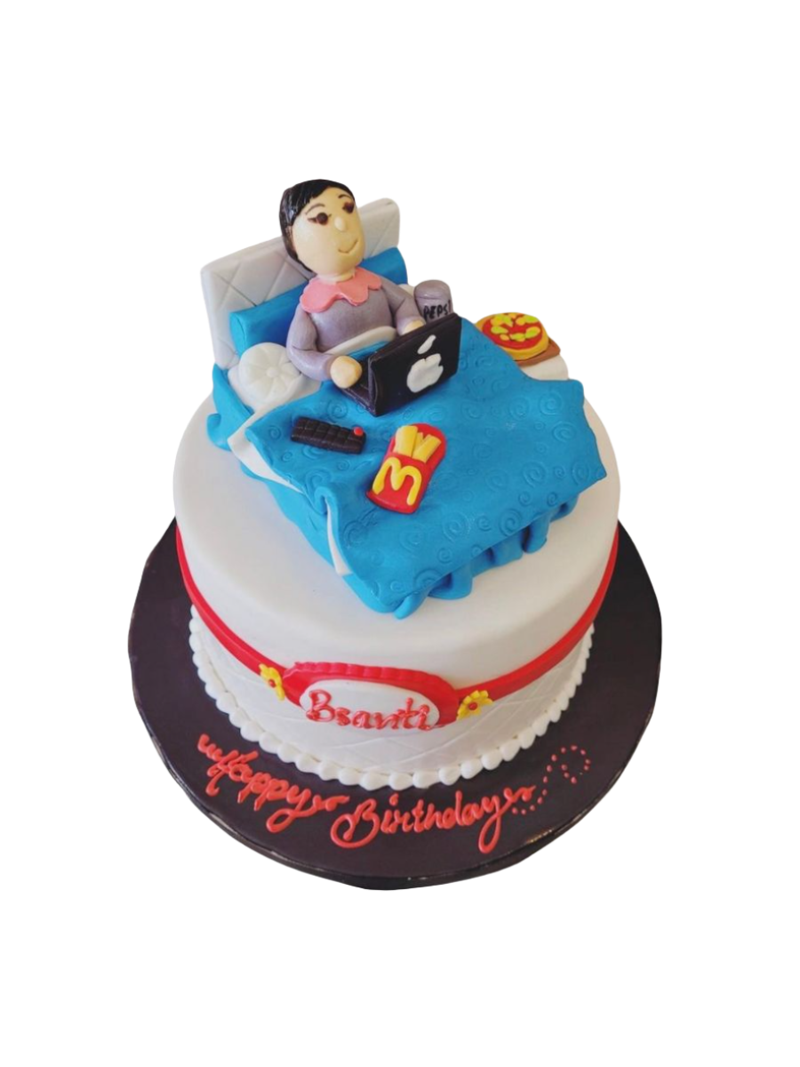 Bed Fondant Cake