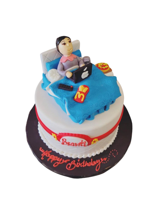 Bed Fondant Cake