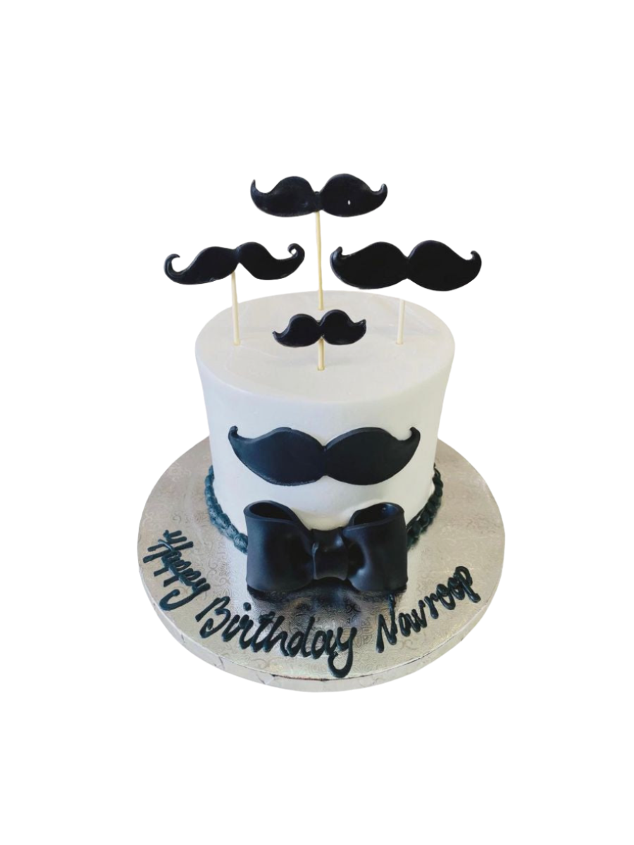 Navroop Moustache Cream Cake