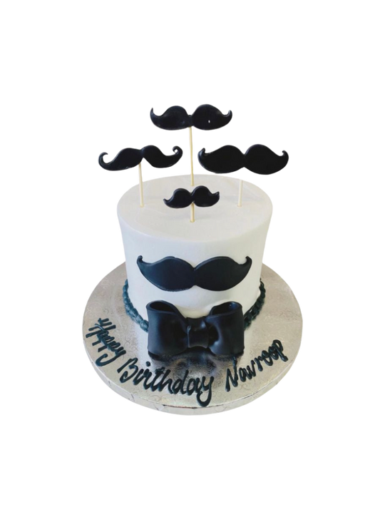 Navroop Moustache Cream Cake