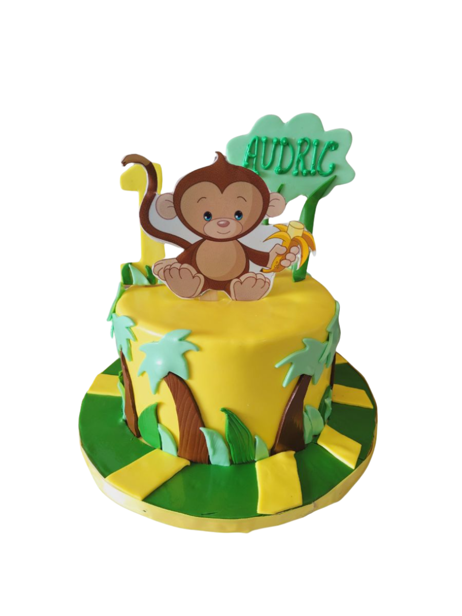Audric Animal Fondant Cake