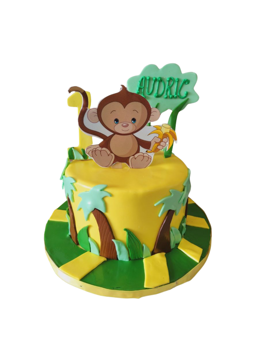 Audric Animal Fondant Cake