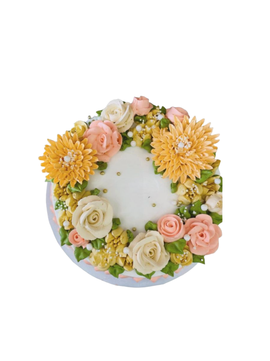 Aarohi Flowers Birthday Cake