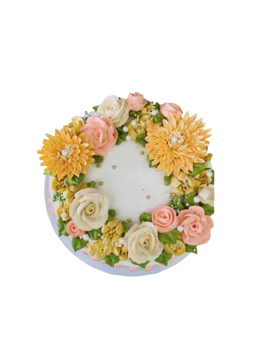 Aarohi Flowers Birthday Cake