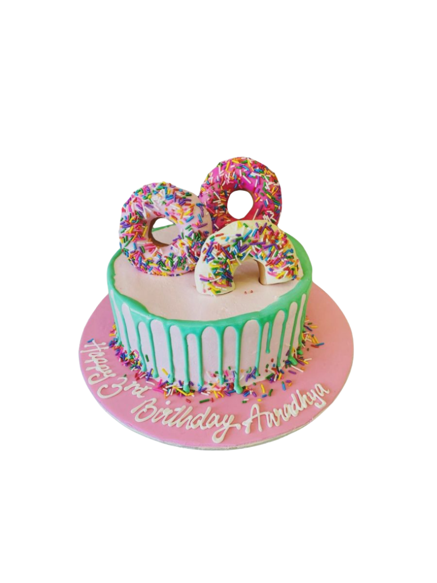 Donut Birthday Cake