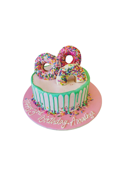 Donut Birthday Cake