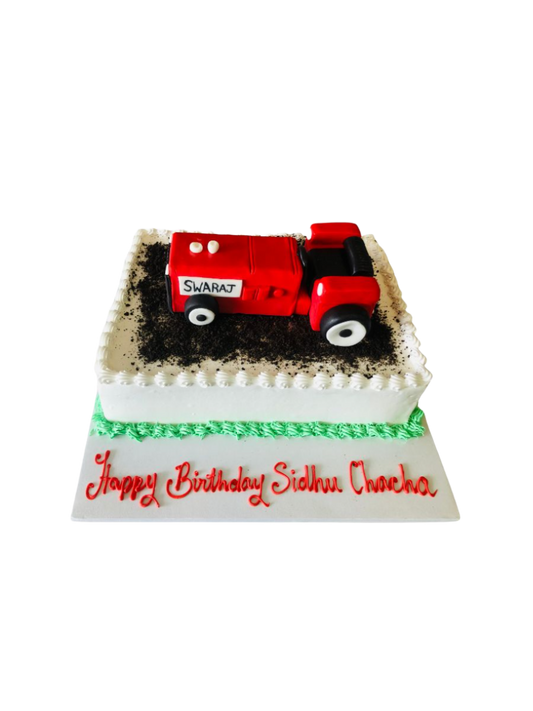 Tractor Birthday Cake