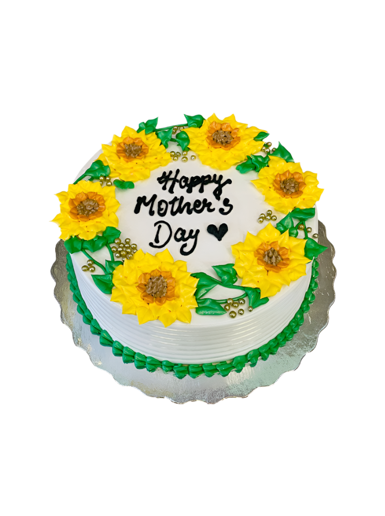 Yellow Blossom Mothers Day Cake