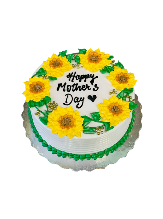 Yellow Blossom Mothers Day Cake