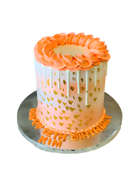 Peach Drizzle Cake