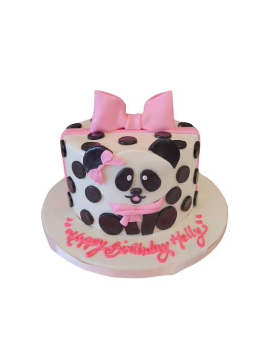 Helly Panda Fondant Cake