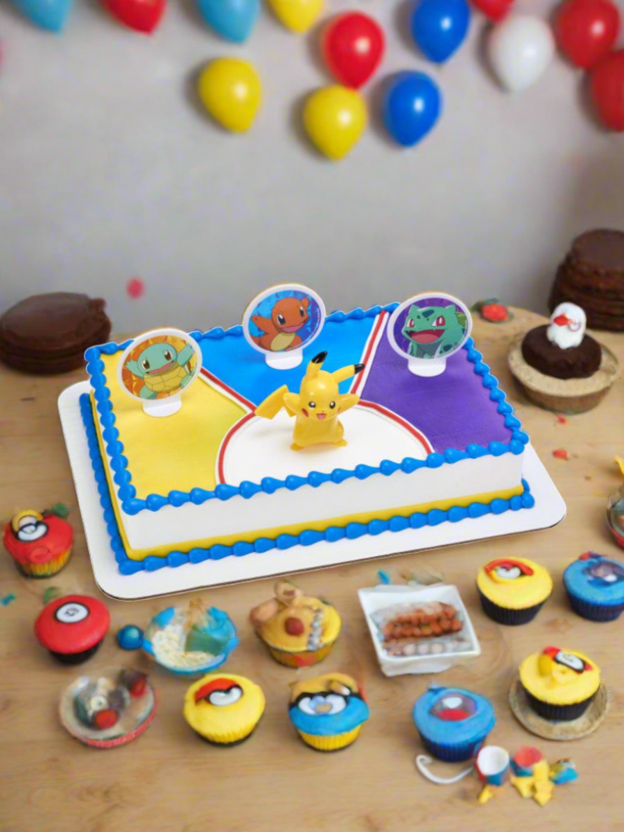Pokemon Lightup Pikachu Cake