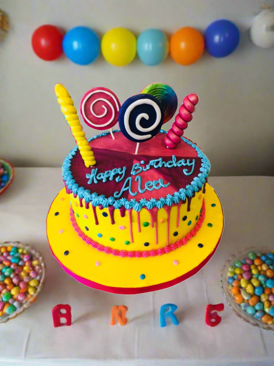 Candyland Fondant Cake
