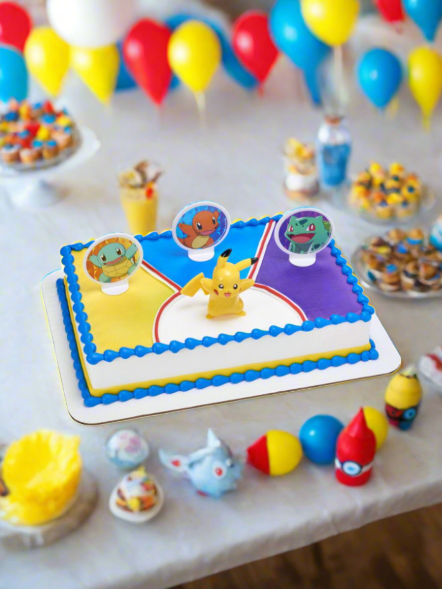 Pokemon Lightup Pikachu Cake