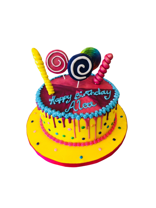 Candyland Fondant Cake