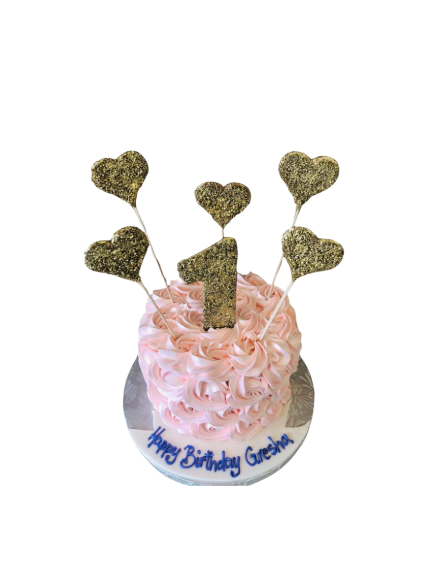 Gresha Rosette Smash Cake