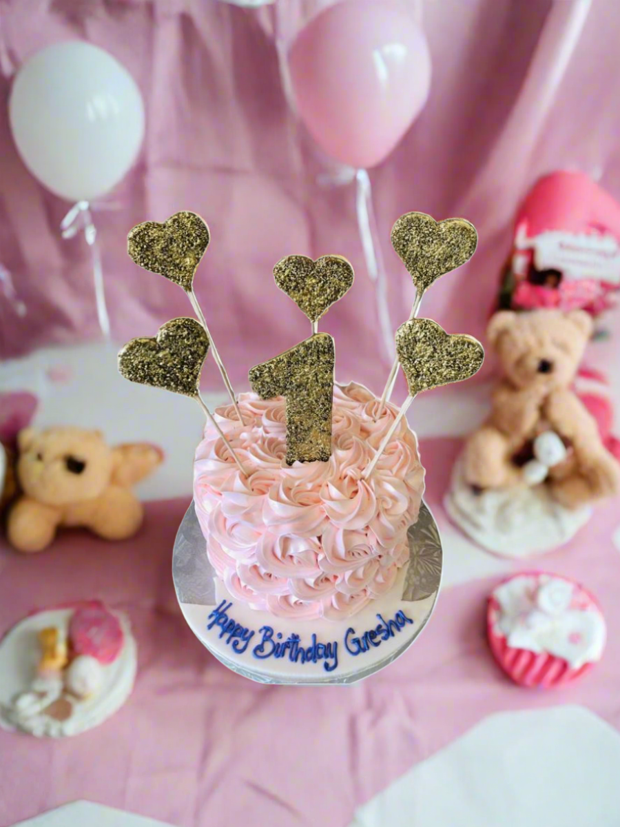 Gresha Rosette Smash Cake