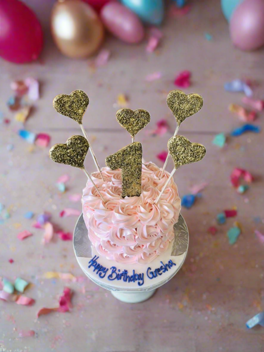 Gresha Rosette Smash Cake
