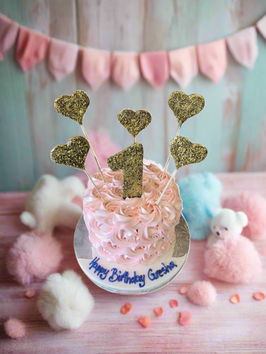 Gresha Rosette Smash Cake