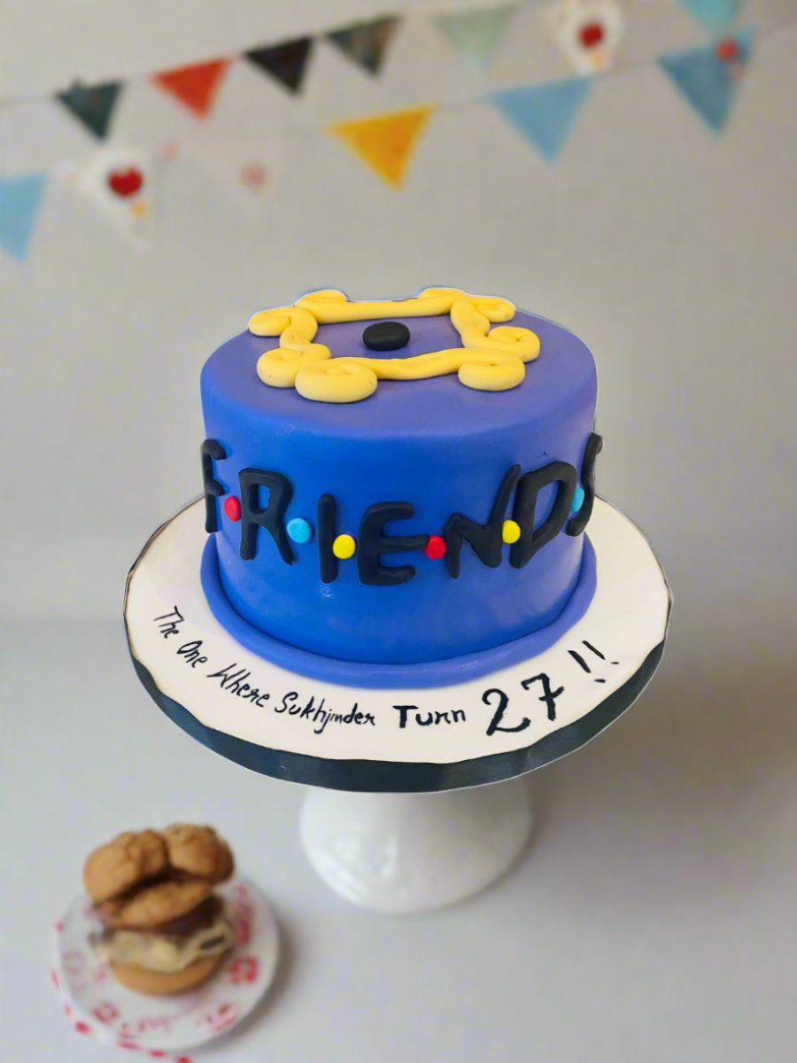Friends Fondant Birthday Cake