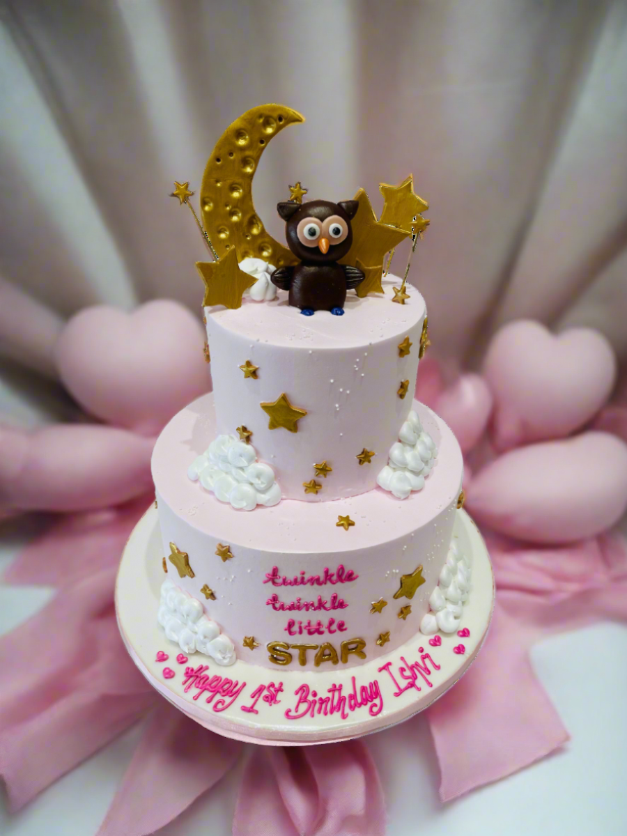 Ishvi Owl Cream Cake