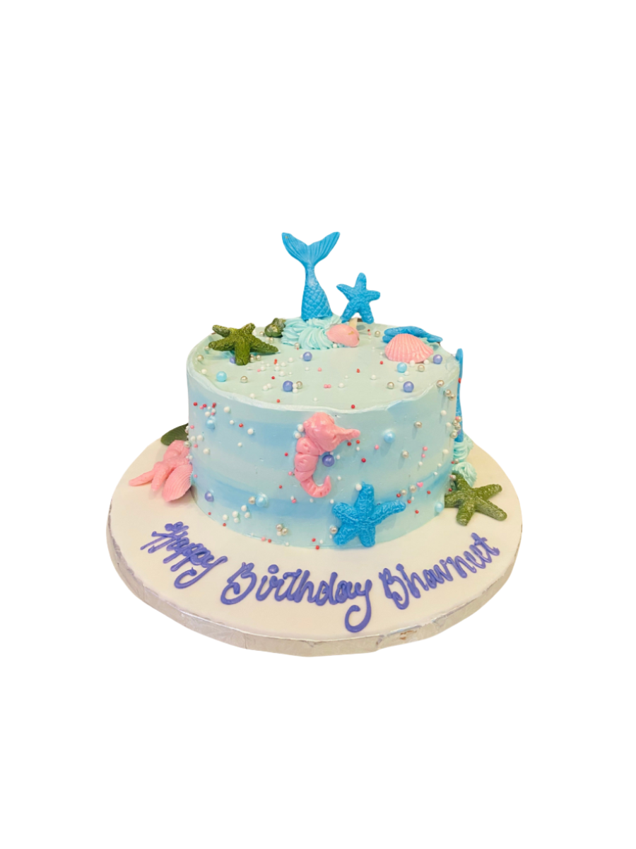 Bhavneet Mermaid Cream Cake