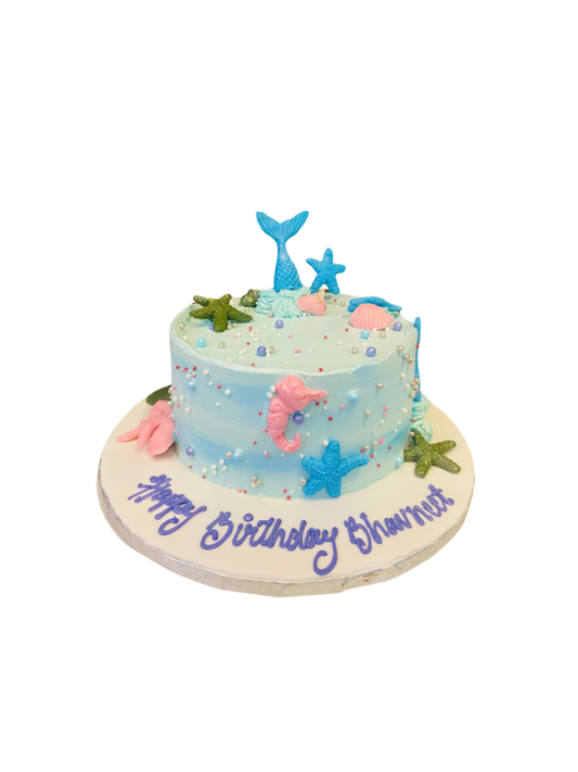 Bhavneet Mermaid Cream Cake
