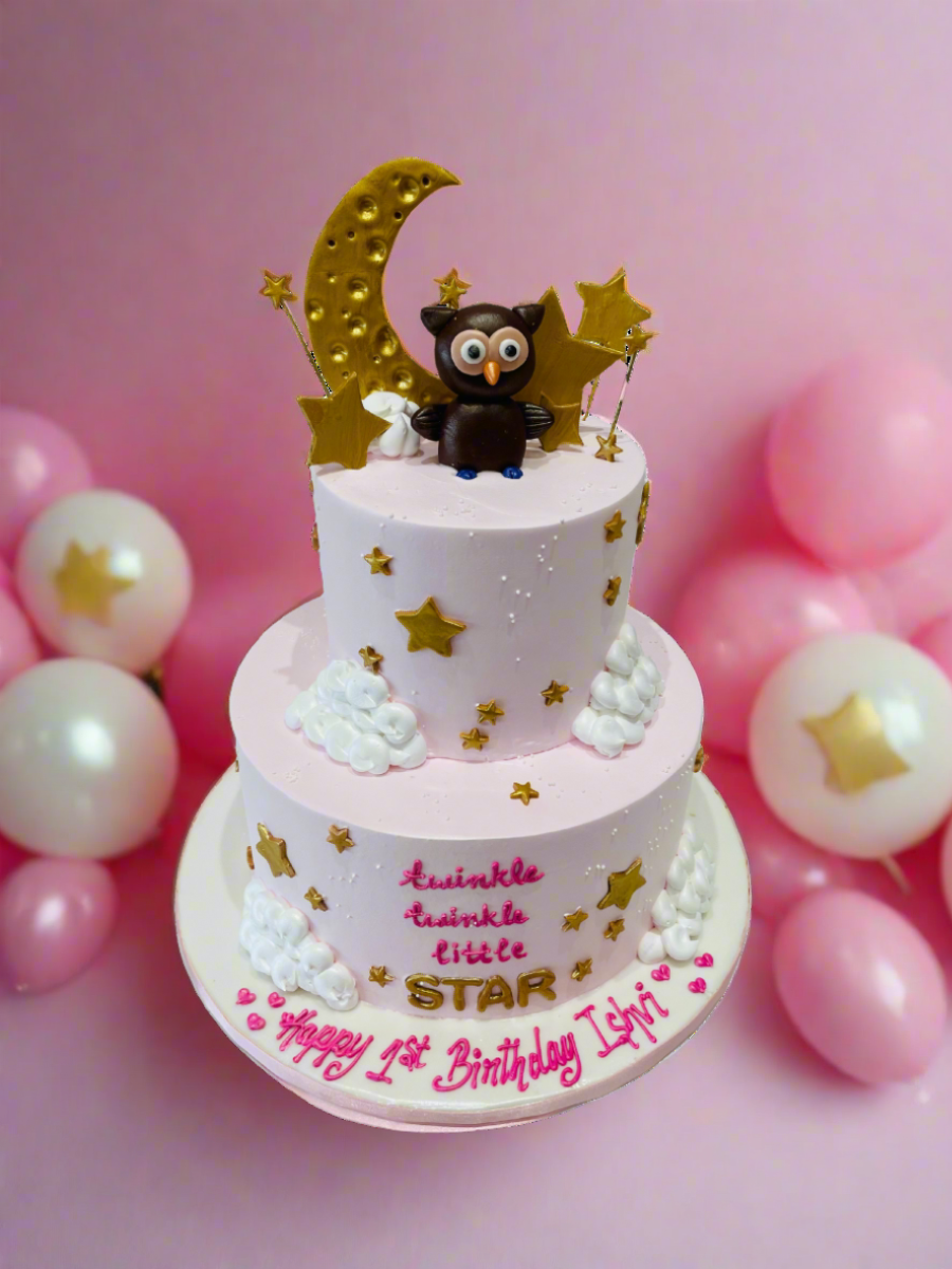 Ishvi Owl Cream Cake