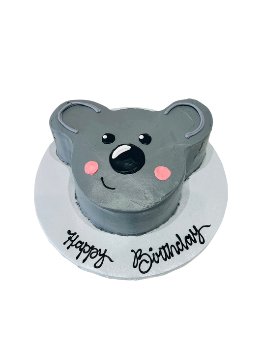 Koala Face Cream Cake